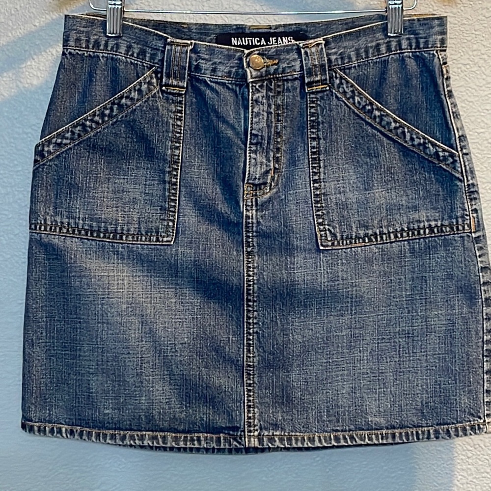 Nautica denim skirt. Size 8 - great shape!  Non smoker